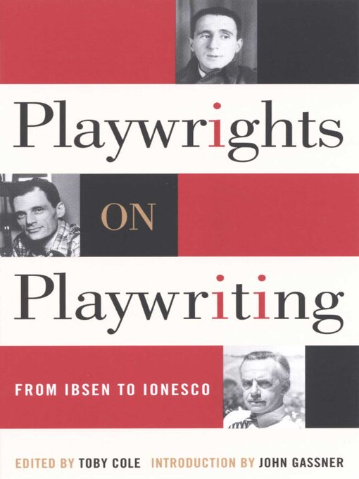 Cover image for Playwrights on Playwriting